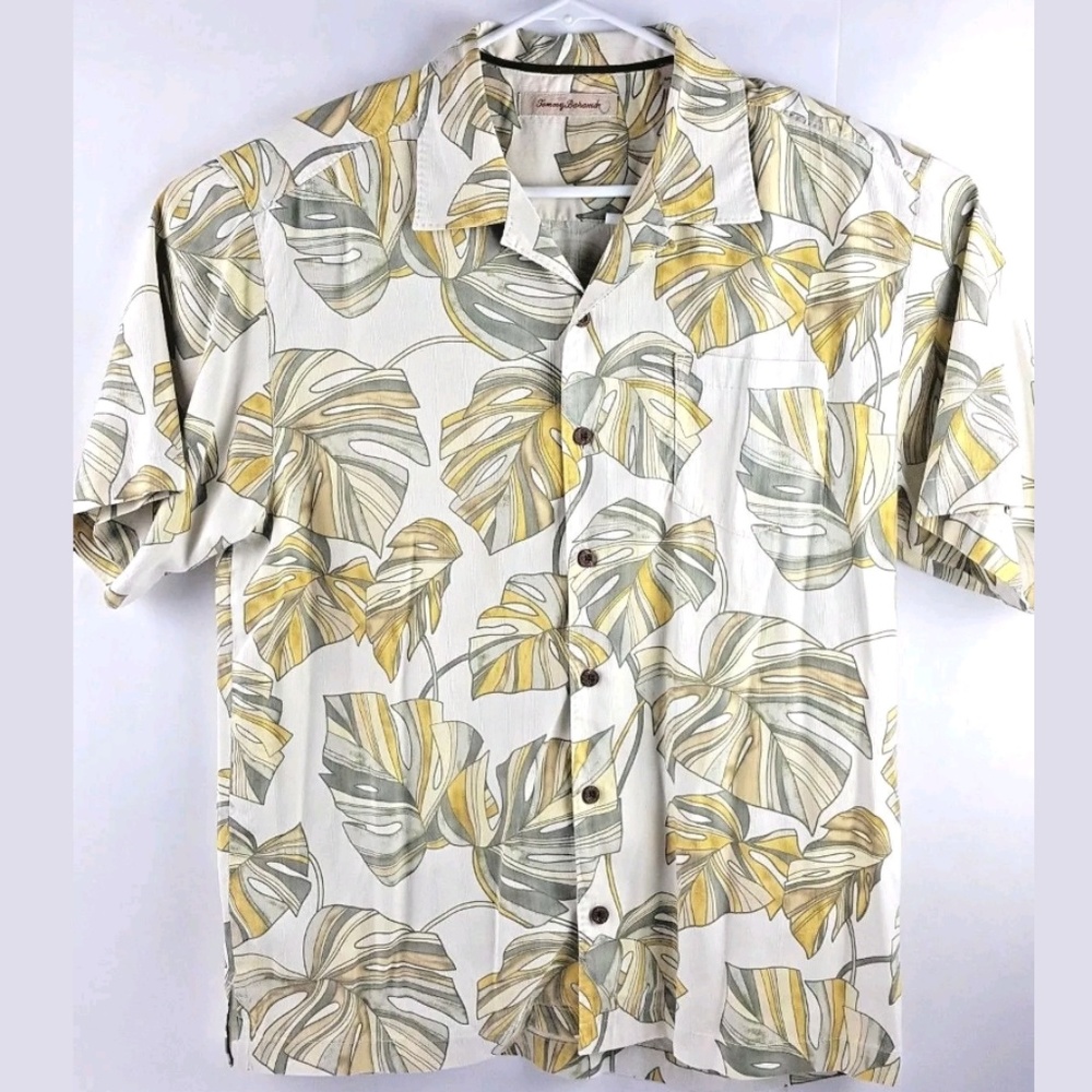 Tommy Bahama Shirt Short Sleeve Tropical / L